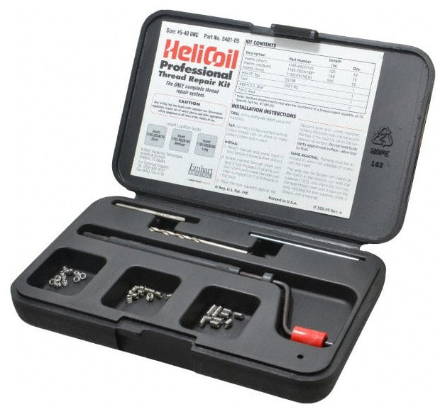 HeliCoil Screw Thread Insert Thread Repair Kit 540105, 5 40 UNC