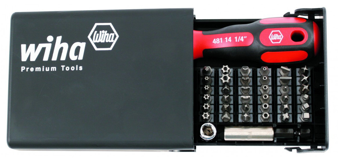 Wiha Security Bits Collector 39 pc. Set with Magnetic Bit Holder ...