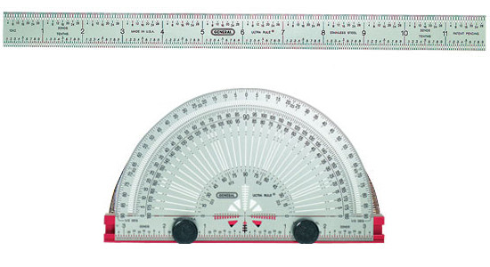 Guy Rule Instrument General Ultra Rule Stainless Steel Rules| Penn Tool Co., Inc