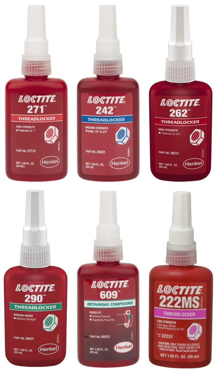 Loctite Threadlockers and Retaining Compounds - Penn Tool Co., Inc