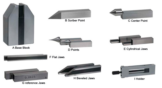 SPI Gage Block Accessories For Use with Rectangular Gage Blocks, 14