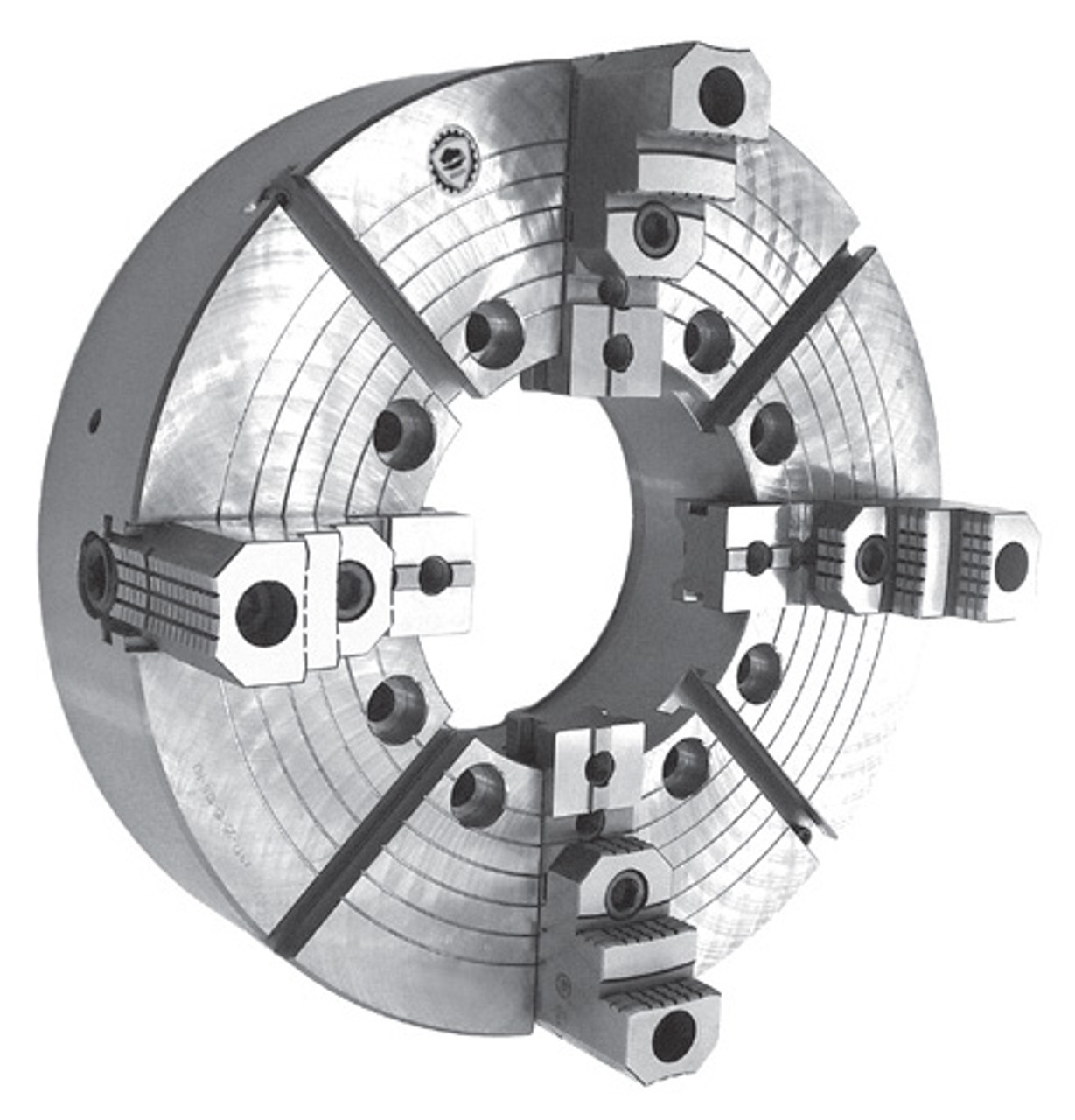 Bison 4317 HD 4-Jaw Oil Country Chuck with Large Through