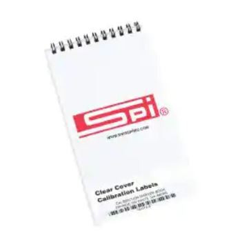 SPI Clear Cover Calibration Labels Color OrangeWhite 140145