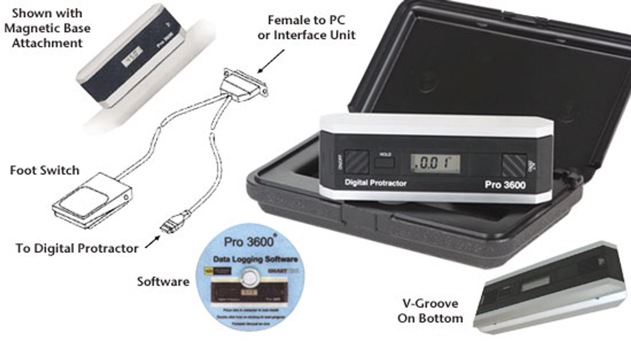 Smart Tool Digital Protractor | Measuring Tool | Penn Tool Co