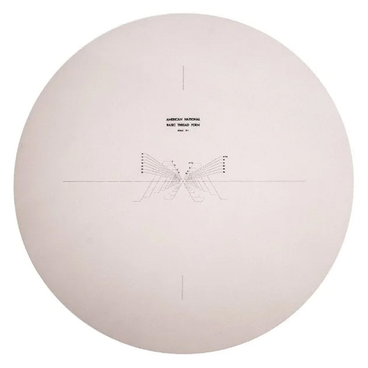 optical comparator thread chart