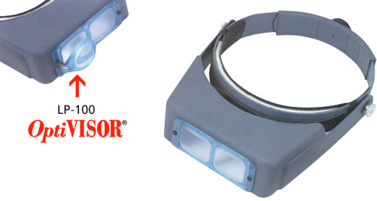 Optivisor DA-S1 Complete Headband Magnifier Set with Case | Esslinger