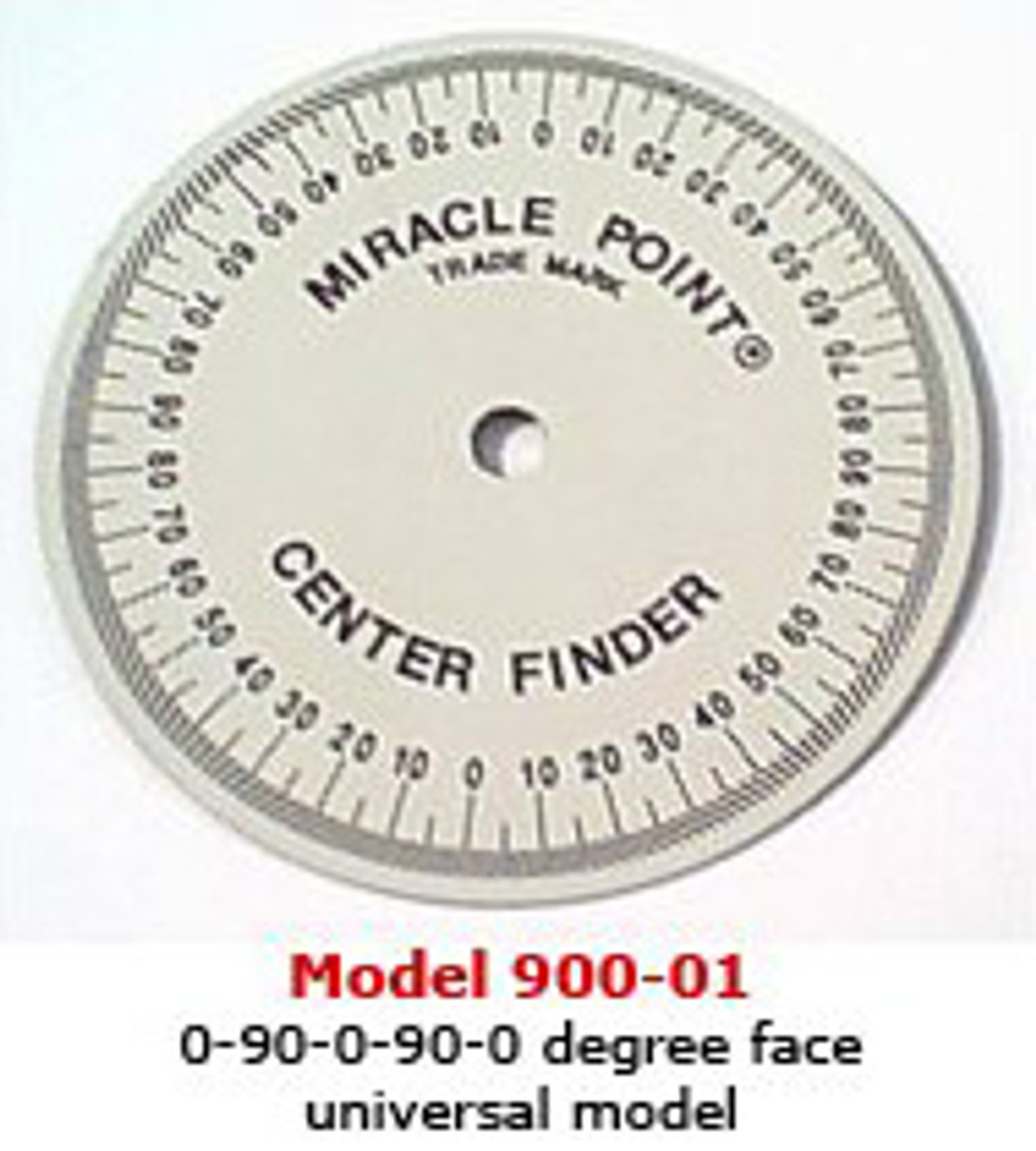 "Miracle Point" Base Protractor Made In U.S.A. MPP900