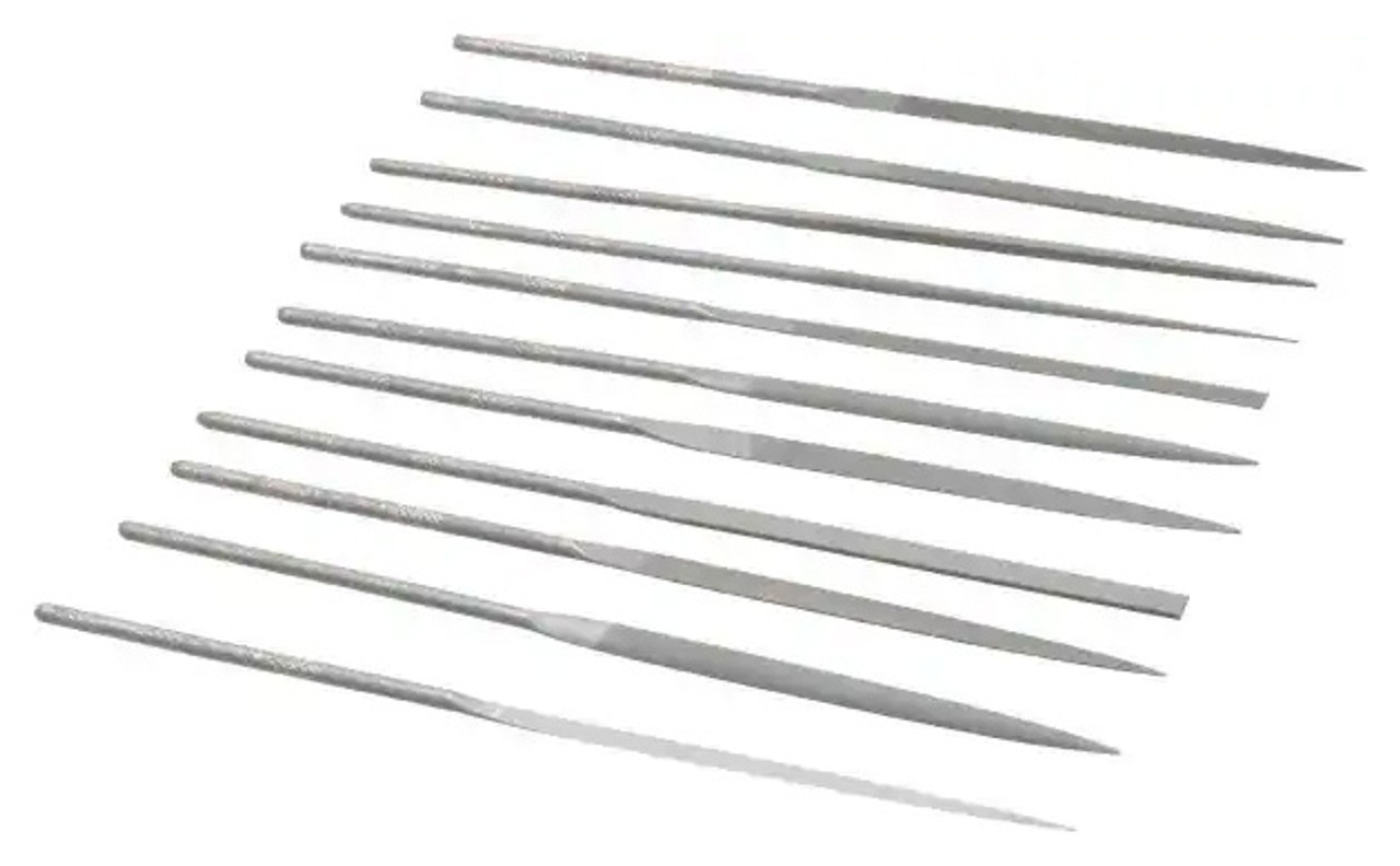 Grobet Swiss Pattern Needle Files 6-1/4 Inch Cut 2 Set of 12