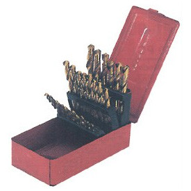 Cleveland 3780TC Cobalt Steel Drill Bit 7/64 Inch - Jobbers' Length, TiCN Coated, 135° Split Point, Pack Of 10