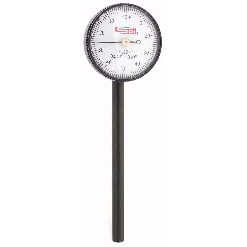 Back Plunger Dial Indicator, 0.1