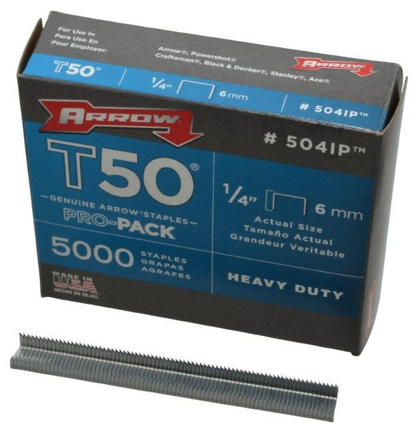 Arrow Fastener 60530 幅5/16インチ クラウン 高耐久ステープル 4個