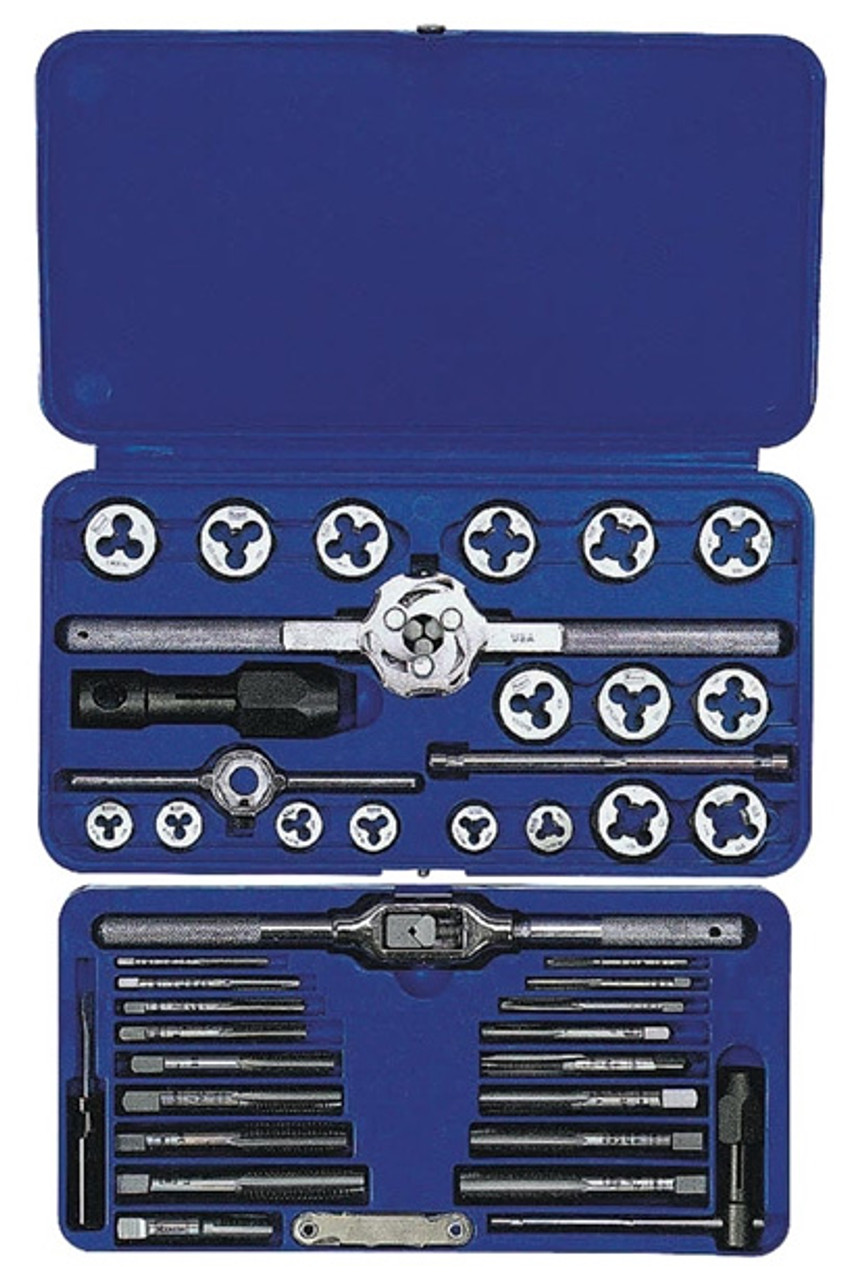 IRWIN 41 Piece Tap & Die Set 24606, #4 Thru 1/2