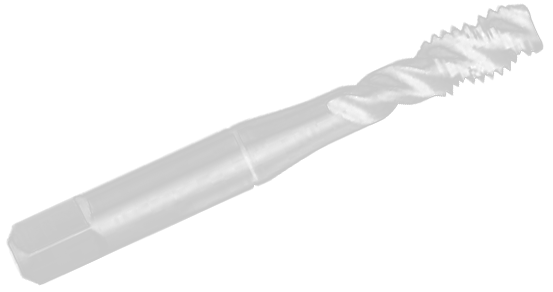 Nachi VTP Vanadium H.S.S. Spiral Fluted Tap, 1/4