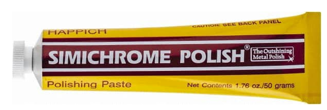 Simichrome Polish 1.76 Ounce Tube Paste Metals Chrome Silver