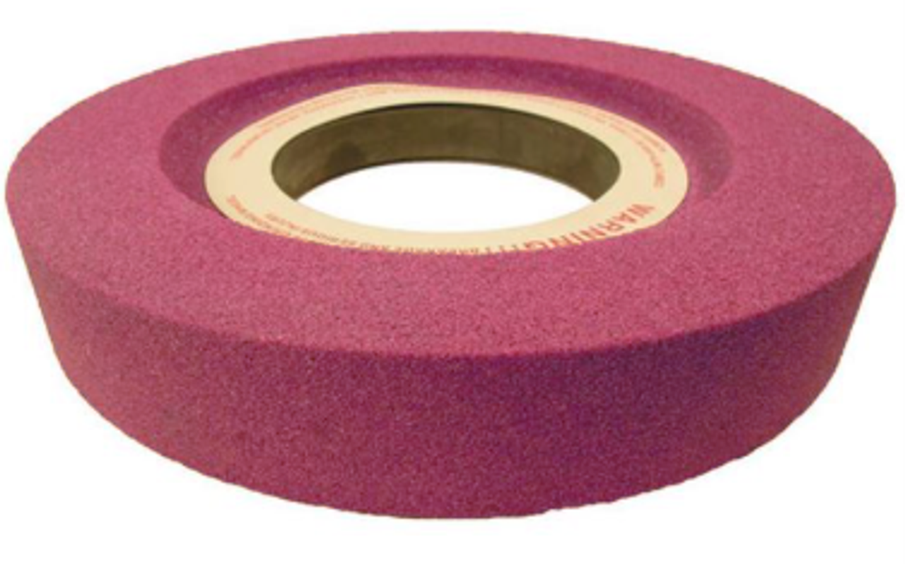 Radiac Ruby Oxide Surface Grinding Wheel, 12" x 2" x 5", 46J Grit