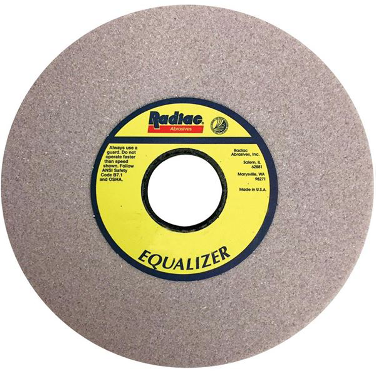 Radiac 32A 7" Dia. Surface Grinding Wheel, 7" x 1/2" x 11/4", 60H Grit