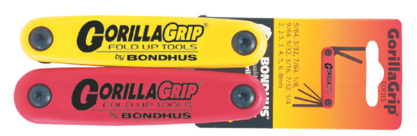 Bondhus Gorilla Grip™ Fold-Up Double Pack Inch/Metric - 12522
