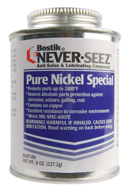 Bostik NSBT-8N Never-Seez Pure Nickel Special Anti-Seize, 8 oz
