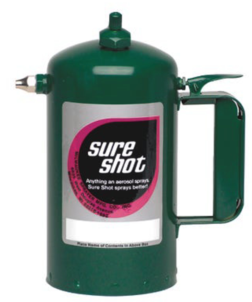 SURE SHOT A2000 Sprayer Type, Solvent Based; Water Based Base Fluid, 32 oz.  Container Size Rechargeable Air