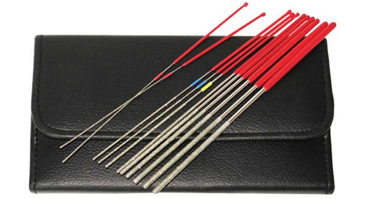 IPA Super Hard Diamond Coated Round Micro Files 8042 Penn Tool Co., Inc