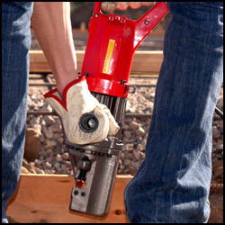 Tolman Tool Electric/Hydraulic Rebar Cutter for 5/8" grade 60 RC16