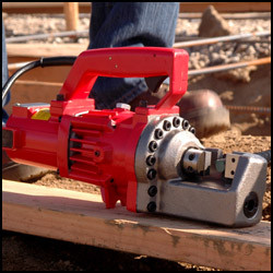 Tolman Tool Electric/Hydraulic Rebar Cutter for 3/4" grade 60 RC20