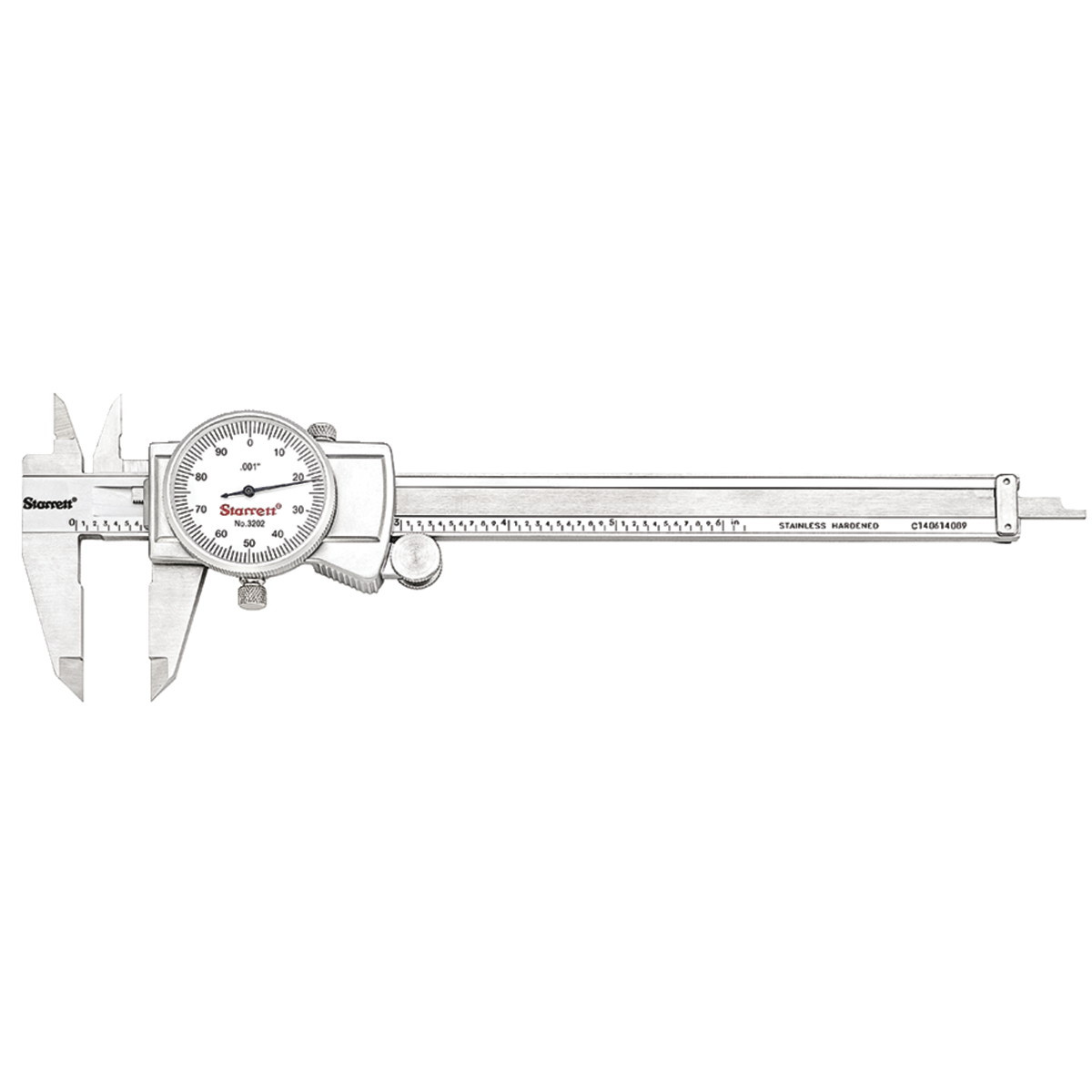 Starrett Exact Dial Caliper, 0-6