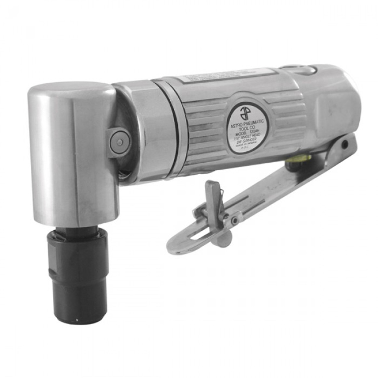 Astro Pneumatic 1/4 90° Angle Die Grinder with Safety Lever Front