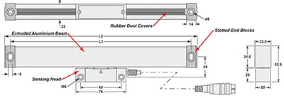 Precise 3-Axis Digital Read-Out and Glass Scale Encoders - Penn Tool Co ...