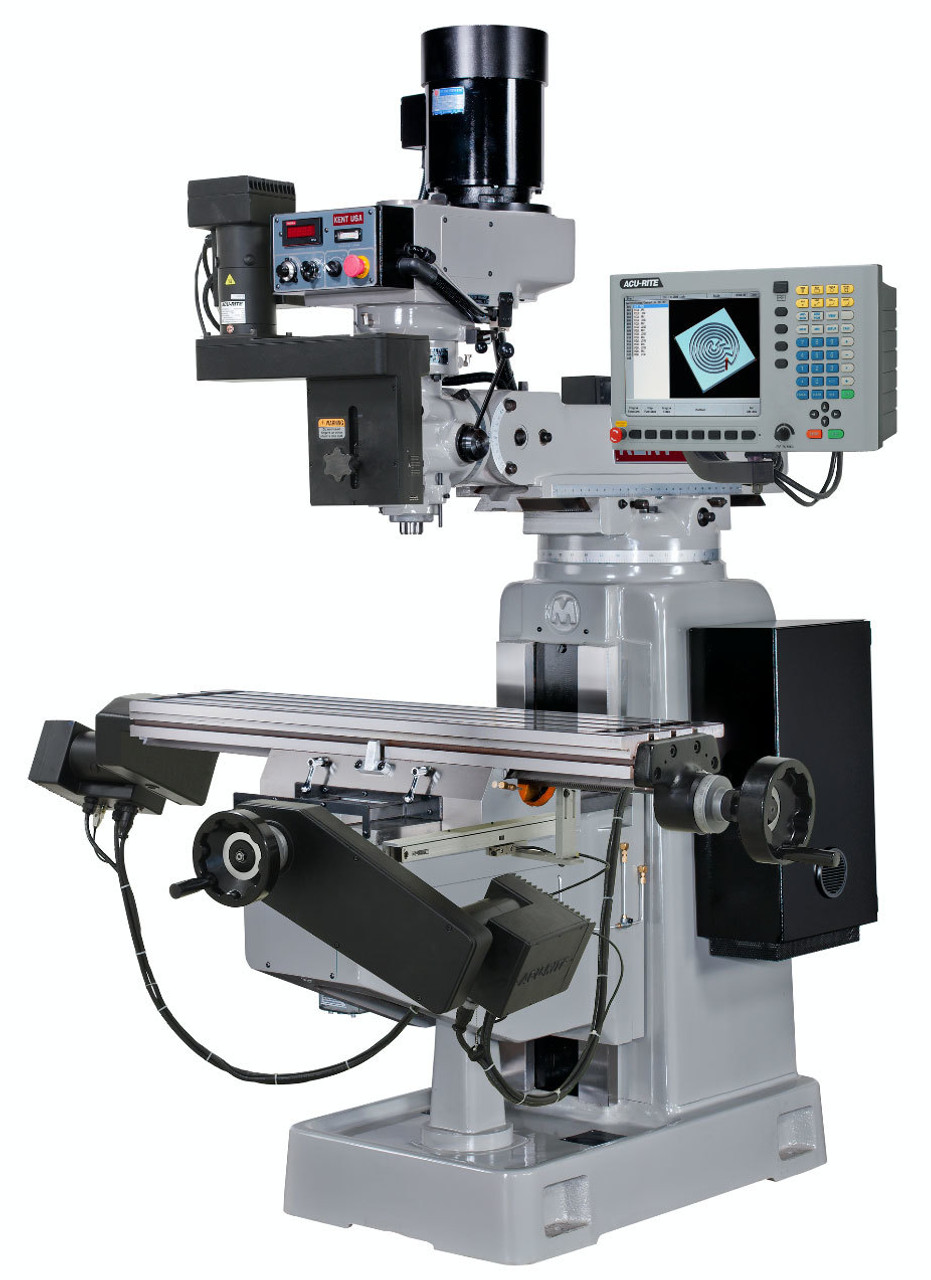 ufmウエダ× Catskill Research Inc. カンタータ2400 Kent CNC Knee Mill with MILLPWR G2 Control, 12
