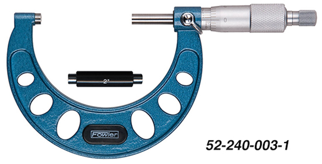 1 Qty Details about   FOWLER Micrometer 1-2" .0001 