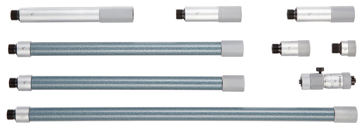 Mitutoyo Tubular Inside Micrometer, Extension Rod Type, 2 - 40