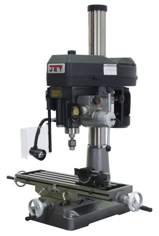 JET Belt Drive Mill/Drill JMD-18PFN with Power Downfeed, X-Axis