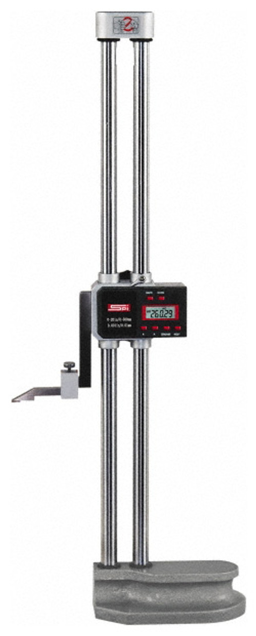 SPI Electronic Height Gage, Double Beam, 0-18\