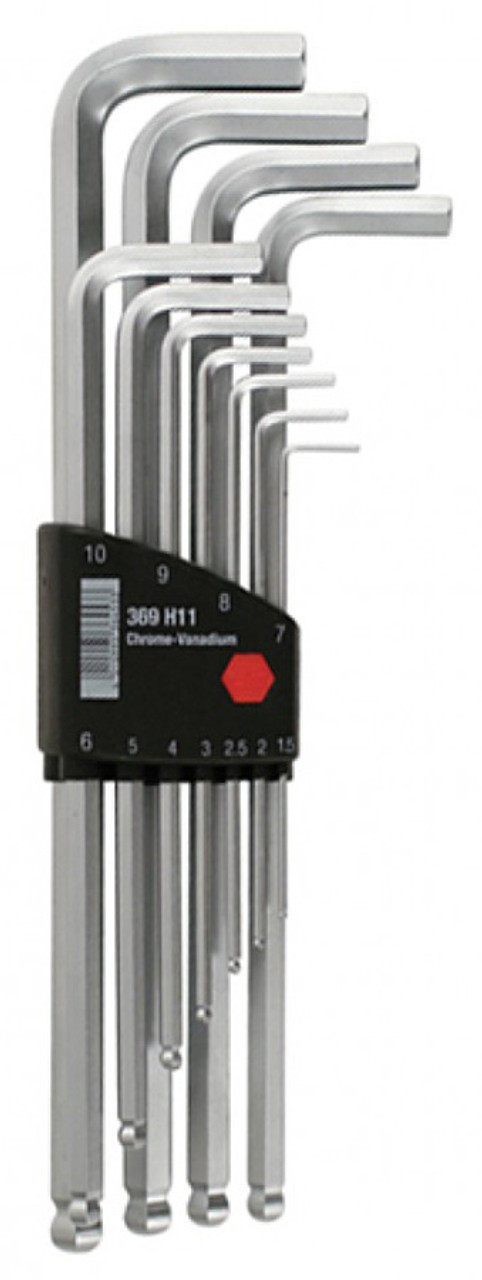 しんいち WIHA 66998 Ball End Hex L-Key with Holder, 11-Piece