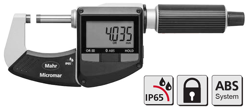Micromark 2010年製 Mahr Micromar 40 EWR Digital Micrometer, 75-100mm/3-4