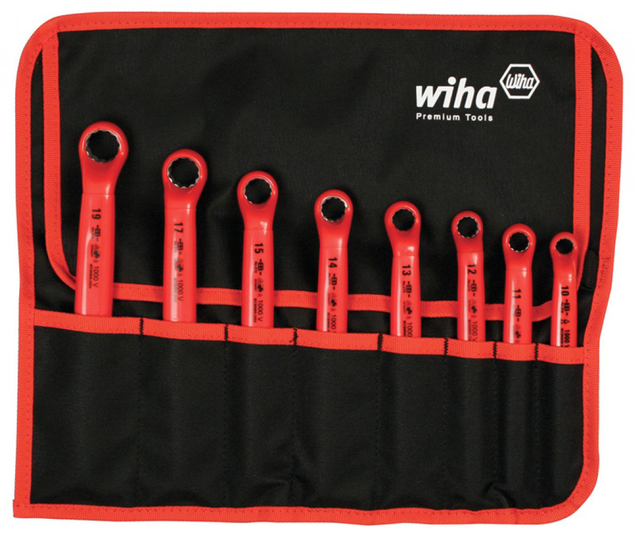 Wiha Insulated Deep Offset Wrench Set, 8 Piece Metric - 21095