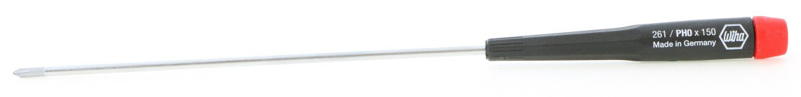 Wiha Precision Phillips Screwdriver, #0 x 150mm - 26109| Penn Tool