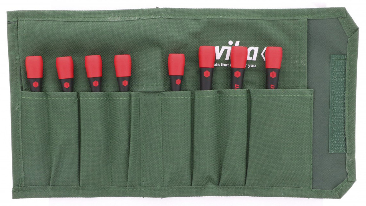 Wiha PicoFinish Precision Torx® Screwdriver 8 Piece Set, T1-T8 in Canvas  Pouch - 26793