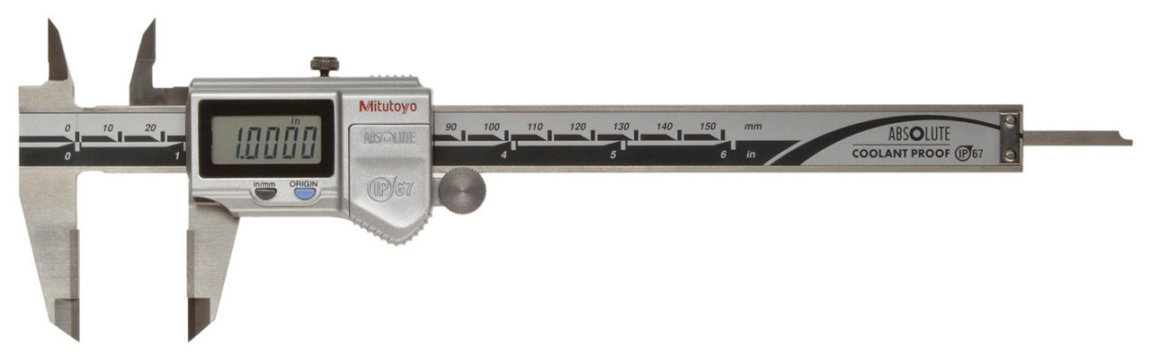 Mitutoyo Absolute Coolant Proof Electronic Caliper, 0-6