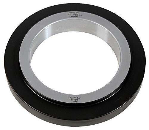 Mitutoyo 177-180 Setting Ring - .500" ID, Hardened Steel, Accuracy ±.00004", For Calibrating Bore Gages