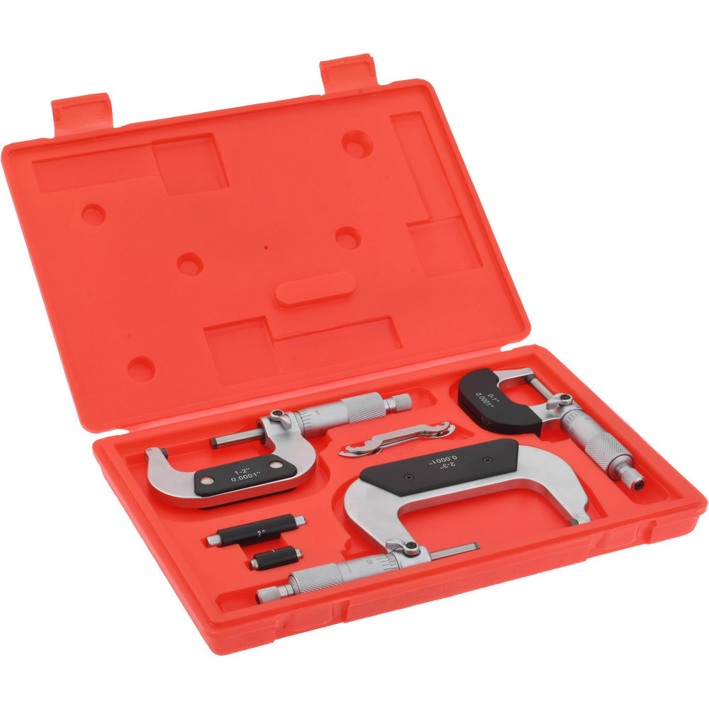 Value Collection Micrometer Value Collection Mechanical Outside Micrometer Set, 0-3