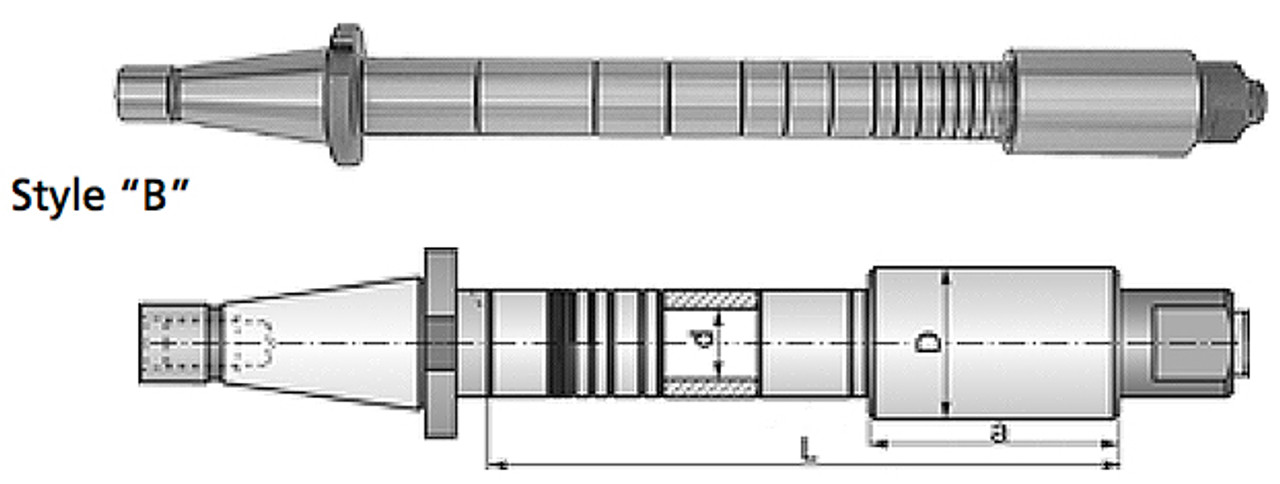 ボード arbore - ARBOR L MACHINE 150cm TMX Milling Machine Arbor, 41-B3 - 8-360-B008| Penn Tool Co