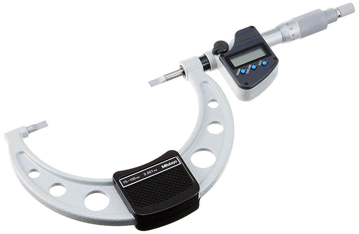 Mitutoyo Digital Blade Micrometer, 75-100mm, Type A - 422-233-30 