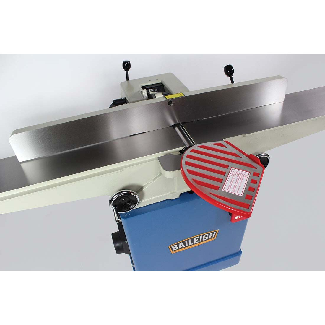 Baileigh IJ666HH Long Bed Wood Jointer with Helical Cutter Head, 6" x 66" Table BA91021089