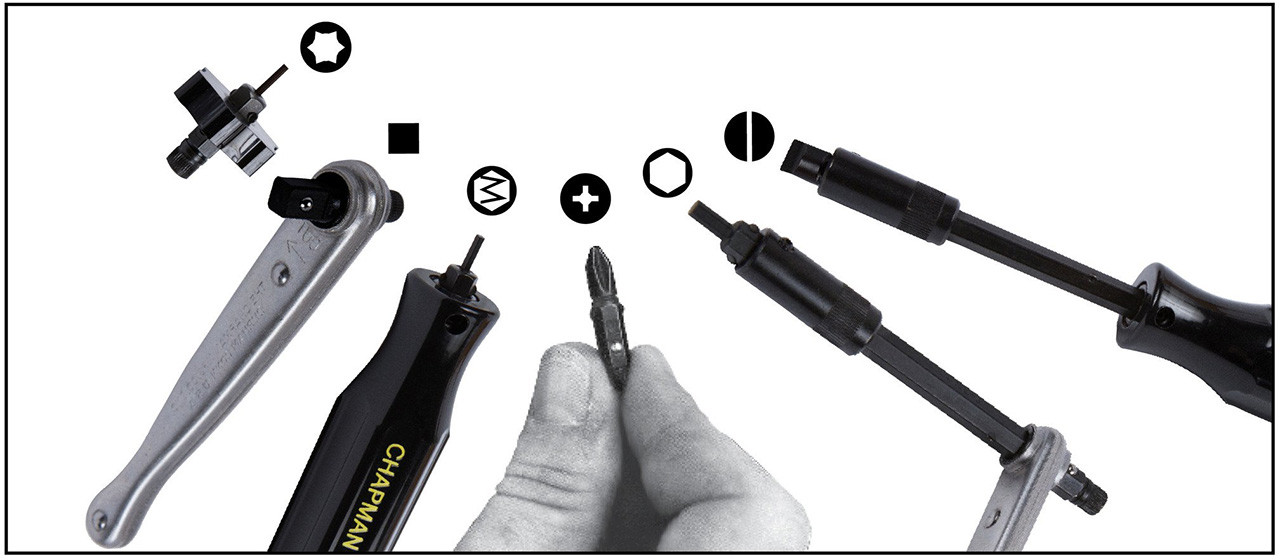 Chapan FG 1316 All-Purpose Screwdriver Set - 16 Pieces - Includes USA