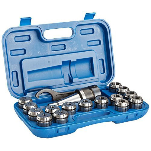 Precise 17 Piece ER-40 NMTB #40 Spring Collet Chuck Set - 3900