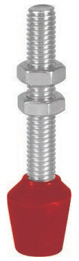 Destaco Flat Tip Bonded Neoprene Spindle, Thread Size M6 x 1.0