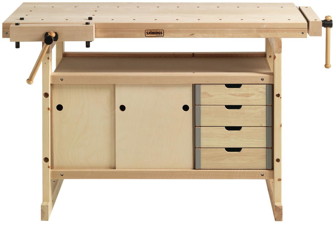 Atelier.sh.ページ！ Sjobergs Hobby Plus 1340 Workbench w/Cabinet & Accessory Combo