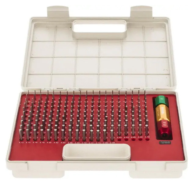 SPI Class ZZ Pin Gage Set, Metric, Steel, Minus Tolerance, 1.3
